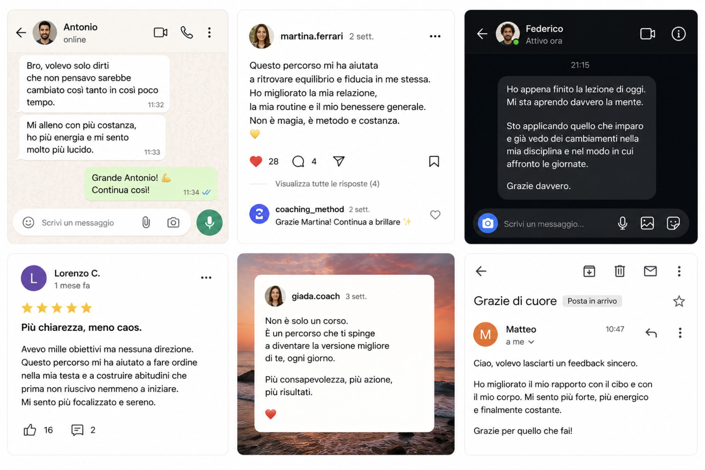 Esempio di screenshot da sostituire con una prova reale